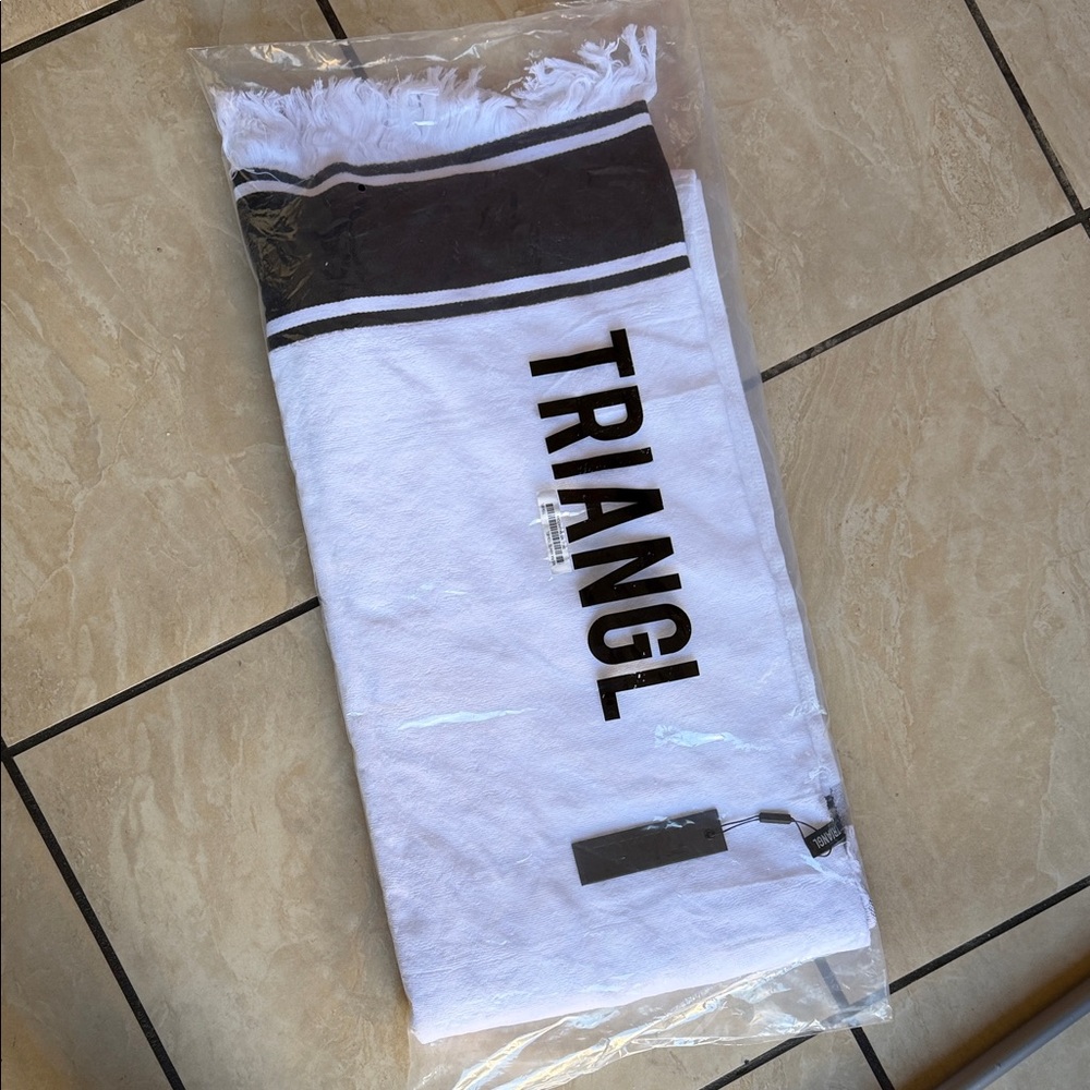 Triangl Swimwear Black and White Towel